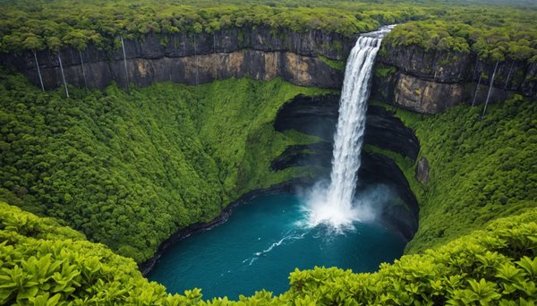 L'incroyable illusion de la cascade sous-marine à l'île maurice